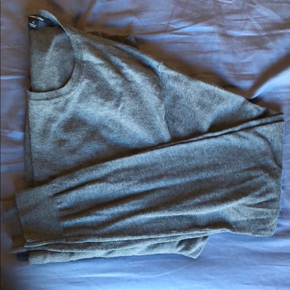 Dark Grey Cotton Sweater - Picture 1 of 4